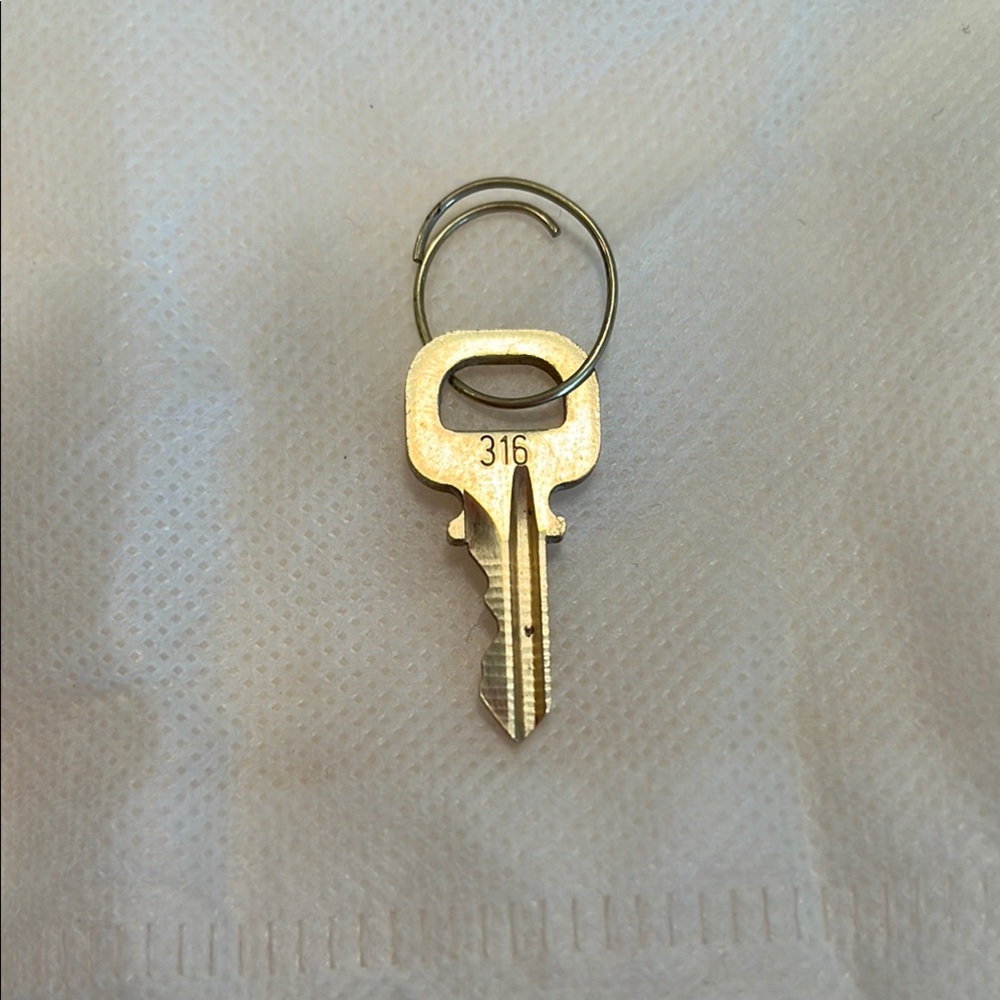 Louis Vuitton Gold tone key #316